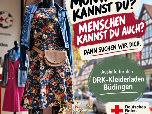 DRK Kleiderladen sucht Unterstützung