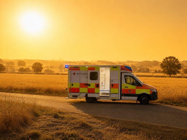 Rettungswache in Hitze